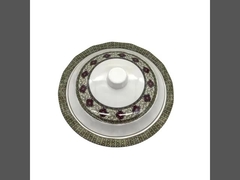 สติ๊กเกอร์ลายดอกไม้เมลามีน 30% และชุดอาหารเมลามีน 100%