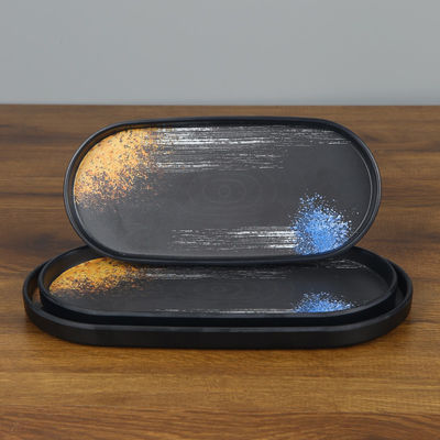 ราคาดี จานเมลามีนวงรีสำหรับ Restuarant Dinnerware จานเรียกน้ำย่อยชุดจาน ออนไลน์