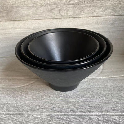 ราคาดี สะอาดต่อสิ่งแวดล้อม สีดํา 100% Melamine กระปุกเครื่องครัว ผิวเรียบ สะอาดง่าย ออนไลน์