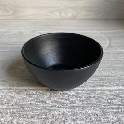 ราคาดี ชามเมลามีนสีดำ 100% Food Grade สามารถปรับแต่งโลโก้ได้ ออนไลน์