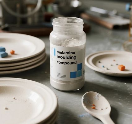 ราคาดี เมลามีนผสมผสมผง 99.8 % วัตถุดิบพรีเมี่ยมสําหรับเครื่องอาหารเมลามีน ออนไลน์