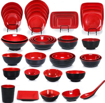 ราคาดี ขนาดความบริสุทธิ์สูง Melamine Powder สําหรับการทํา Melamine สีแดง สีดํา ที่ไม่สามารถหักได้ ร้านอาหาร & Home Tableware Set ออนไลน์