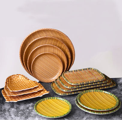 ราคาดี ชุดอาหารเมลามีนจานตะวันตก A5 มีโลโก้แบบกำหนดเองของนอร์ดิก ออนไลน์