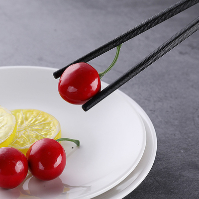 ราคาดี Slub แบบเรียบตะเกียบโลหะผสมสีดำลื่นสำหรับร้านอาหารบ้าน ออนไลน์