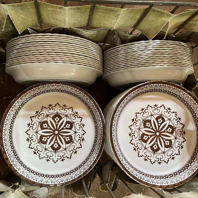 ราคาดี Melamine Tableware Supplier จานชาร์จสี่เหลี่ยม จานร้านอาหารสีดําแมท ออนไลน์