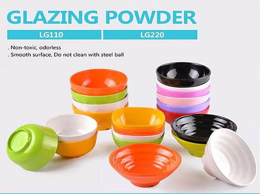 ราคาดี Melamine Glassing Powder สารประกอบเคลือบเมลาไมน์ที่มีความหนักเฉพาะ 1.5-1.6g/cm3 ออนไลน์