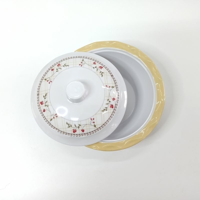 ราคาดี OEM Hotel Unbreakable Melamine Tableware เป็นมิตรกับสิ่งแวดล้อมพร้อมฝาปิด ออนไลน์