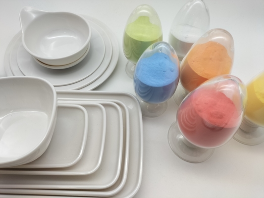 ราคาดี 390920 ภาชนะสำหรับใส่อาหารเมลามีนปั้นแป้งผสมสี Solid ออนไลน์