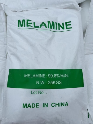 ราคาดี 25 กก. 99.8% ผงเมลามีนบริสุทธิ์สำหรับทำไม้อัด MMC Glazing Powder ออนไลน์