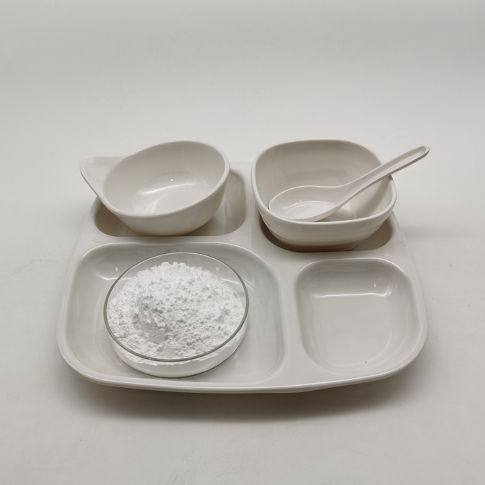 SGS White A5 Melamine Resin Powder สำหรับใช้บนโต๊ะอาหารเมลามีน 1